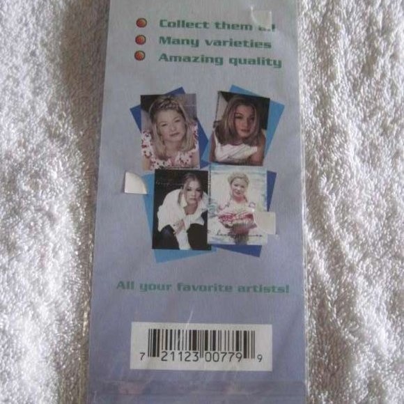 2 LeAnn Rimes Photo Laser Stickers Half Set Very Nice Country Music Star 1999 - Picture 7 of 7